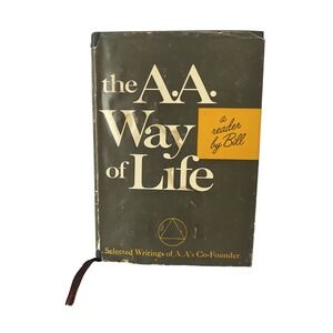 Alcoholics Anonymous EXTREMELY RARE! 1967 1ST PRINTING AA WAY OF‎ LIFE + ODJ